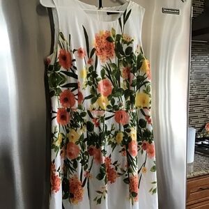 Woman’s sleeveless A-Line dress